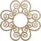 Ekena Millwork Cohen Wood Fretwork Pierced Ceiling Medallion, Red Oak, 22"OD x 7 1/2"ID x 1/4"T CMWP22X22X0250CORO - alternate 1